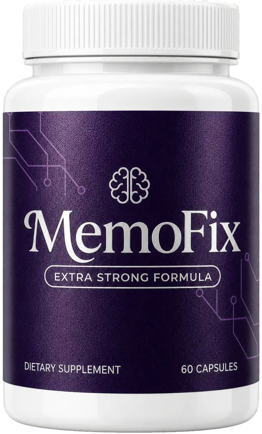 MemoFix Extra Strong Formula bottle — dietary supplement, 60 capsules